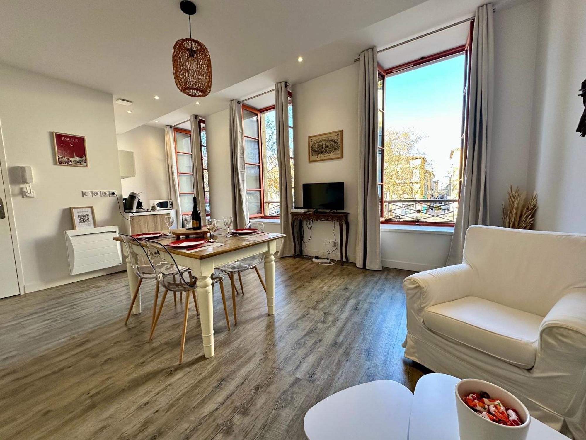 Апартаменты La Magie De Carnot Meuble De Tourisme 3 Etoiles Каркассон Экстерьер фото